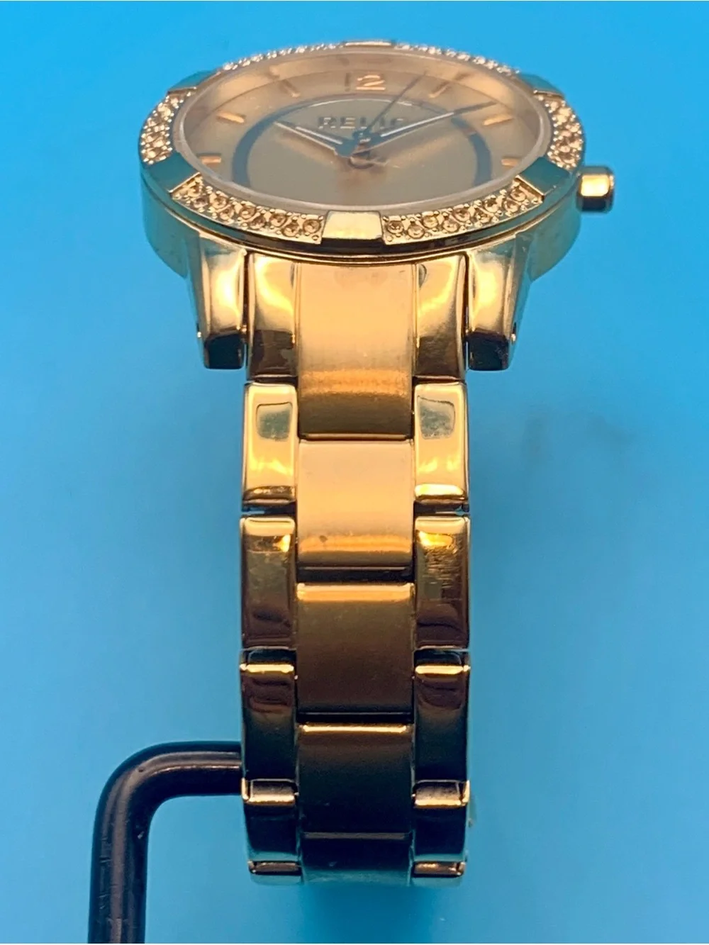 RELIC By FOSSIL ZR34202 Women’s Wristwatch All St Steel Crystals Works New Batt